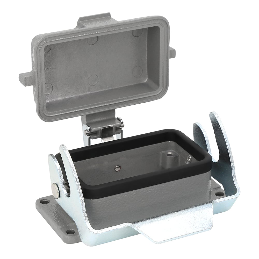 Корпус приборный проходной КЭАЗ с крышкой OptiLink HDC-H10B-BK-1L-MCV 353685