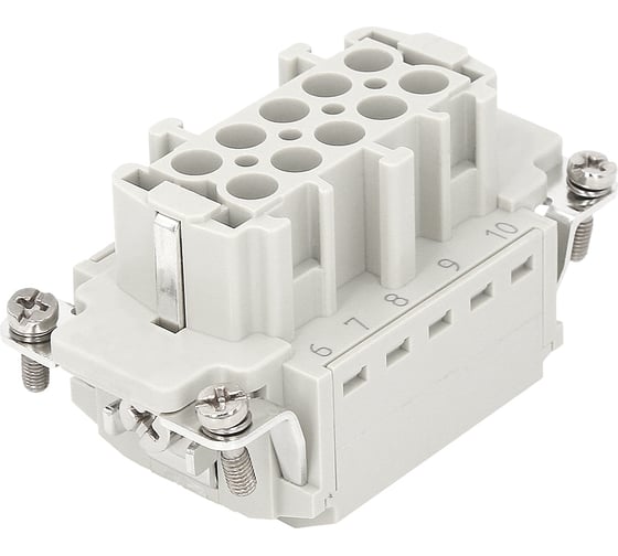 Изображение товара Розетка КЭАЗ OptiLink HDC-HE-10-16-FQ-(0,14-2,5)-500V 352257