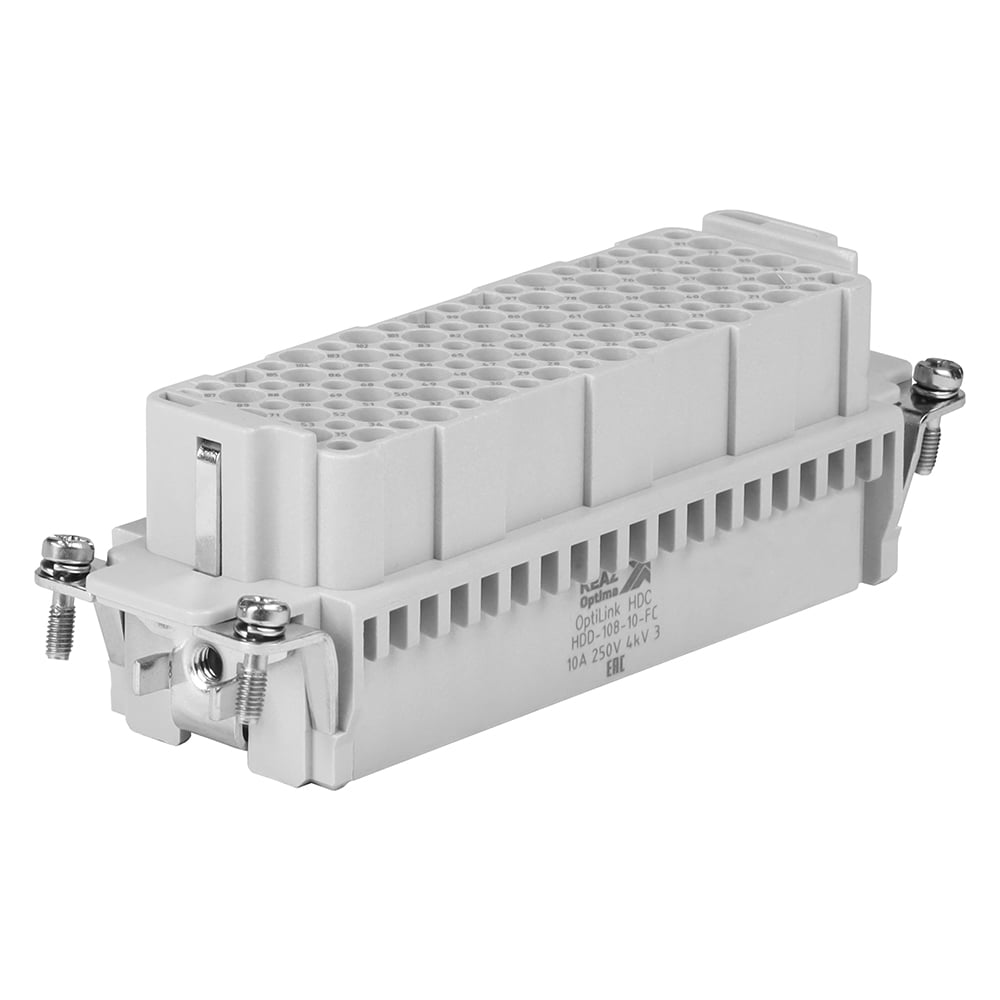 Розетка КЭАЗ OptiLink HDC-HDD-108-10-FC-(0,14-2,5)-250V 366487