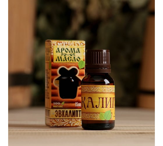 Изображение товара Эфирное аромамасло для бани и сауны Банная забава Эвкалипт, 15 мл, дезинфицирующее 1226282