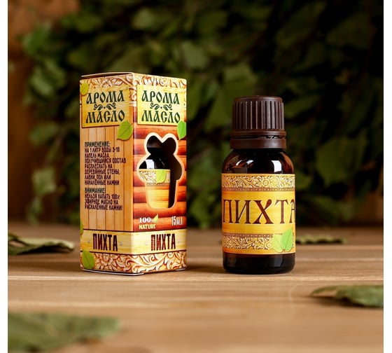 Изображение товара Эфирное аромамасло для бани и сауны Банная забава Пихта, 15 мл 1226286