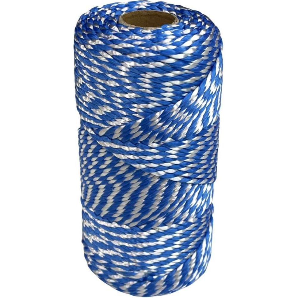 Разметочный шнур truEnergy шнур для вязания без сердечника 70% хлопок 30% полиэстер 1мм 200м 65±10гр 23 желтый