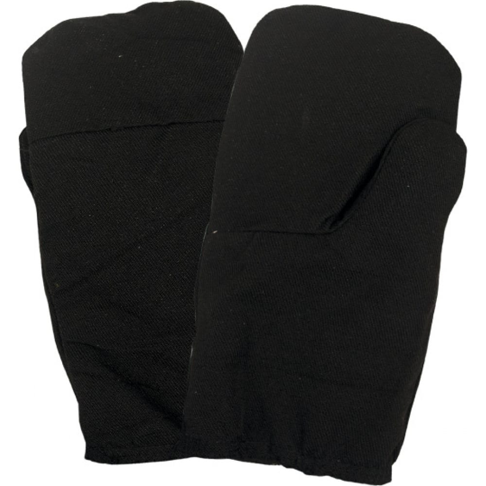 Купить Утепленные рукавицы РемоКолор, 24-4-009, утепленные, черный, хлопок, искусственный мех