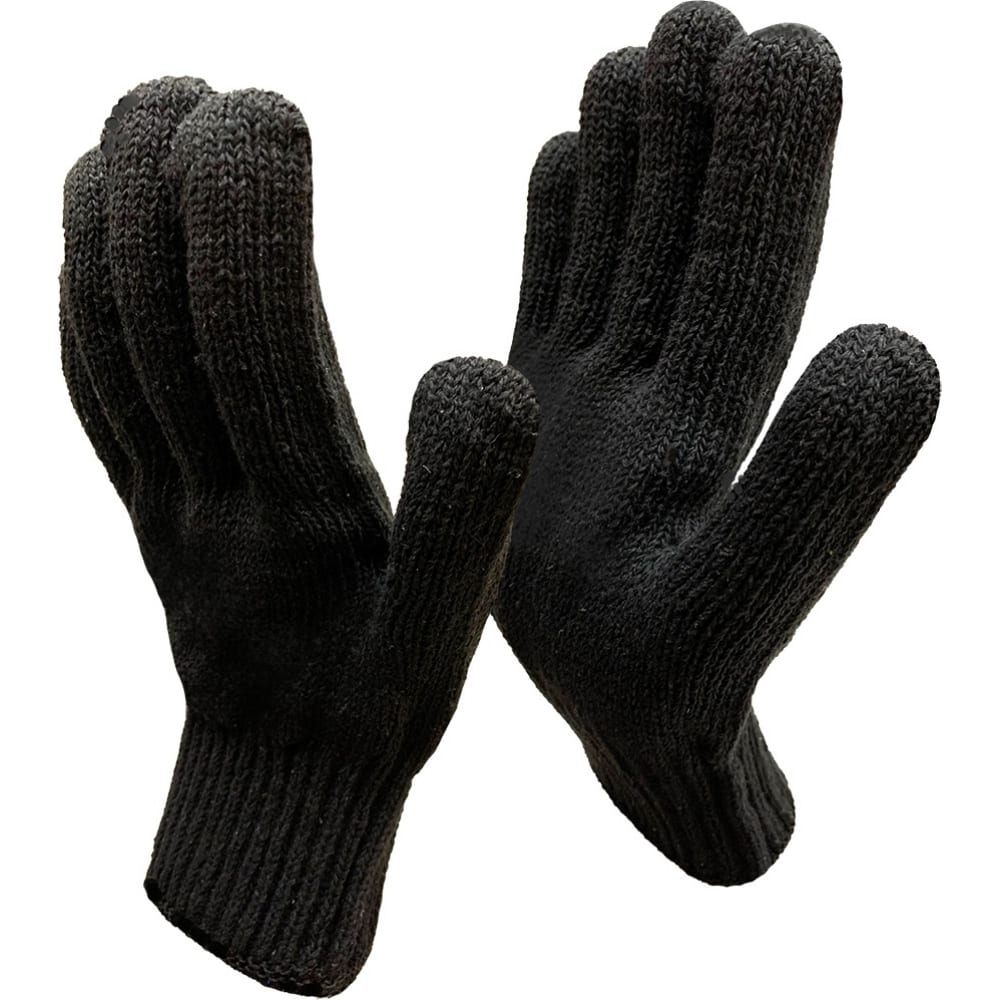Зимние трикотажные перчатки Master-Pro® двойные зимние утепленные перчатки tdm