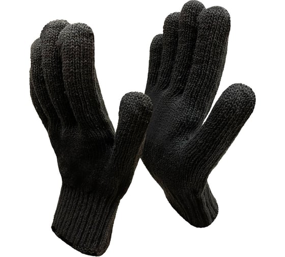Изображение товара Трикотажные плотные двойные зимние перчатки Master-Pro® АГАТ 20 пар 11007-AG-20