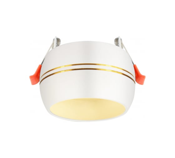 Изображение товара Светильник ЭРА KL81 WH GD алюминиевый, GX53, белый, золото Б0049010