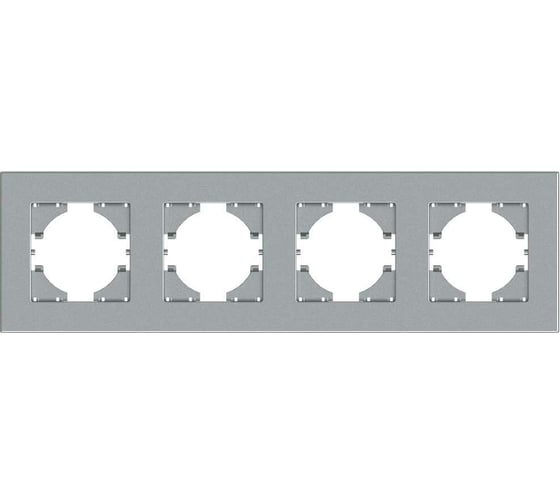 Изображение товара 4-ая рамка GUSI Electric GUSI City цвет серебро C1114-004