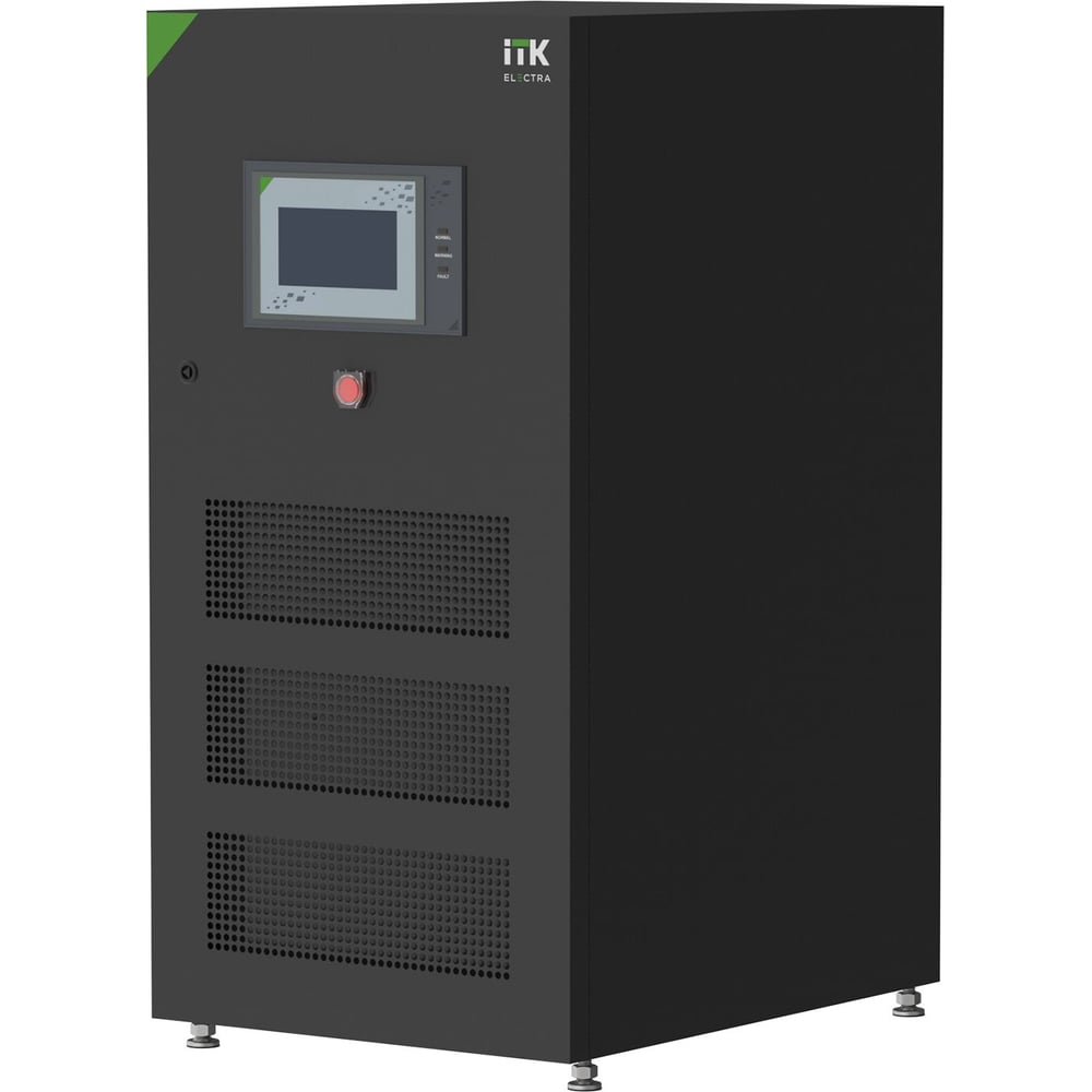ИБП ITK ELECTRA OB Онлайн 80кВА/72кВт трехфазный с выходным трансформатором 360-384VDC без АКБ с сенсорным экраном EOB-0080KVA-3-000-T