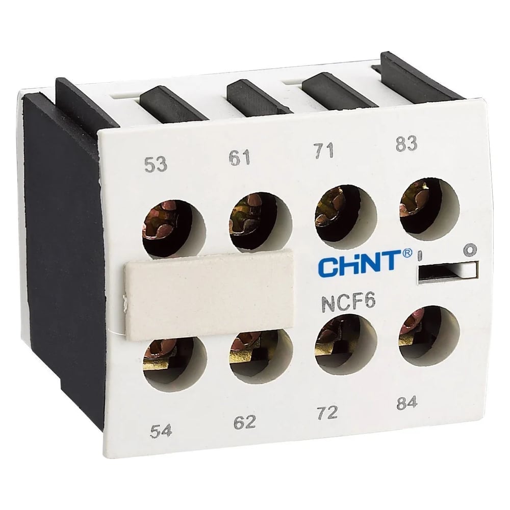 Приставка дополнительные контакты CHINT NCF6-11 к контактору NC6 (R) (уп. 2 шт.) 261004