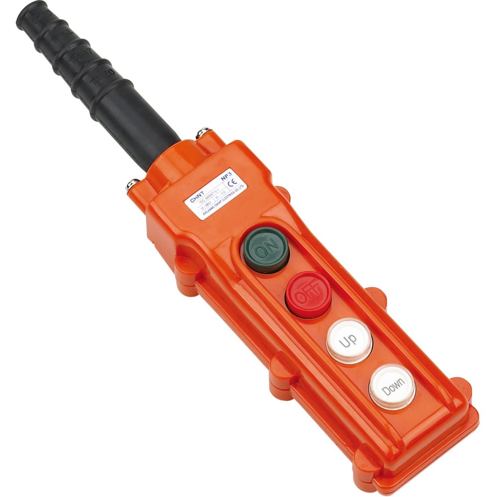 Пульт кнопочный CHINT NP3-1А на 4 кнопки IP65 (R) 586064
