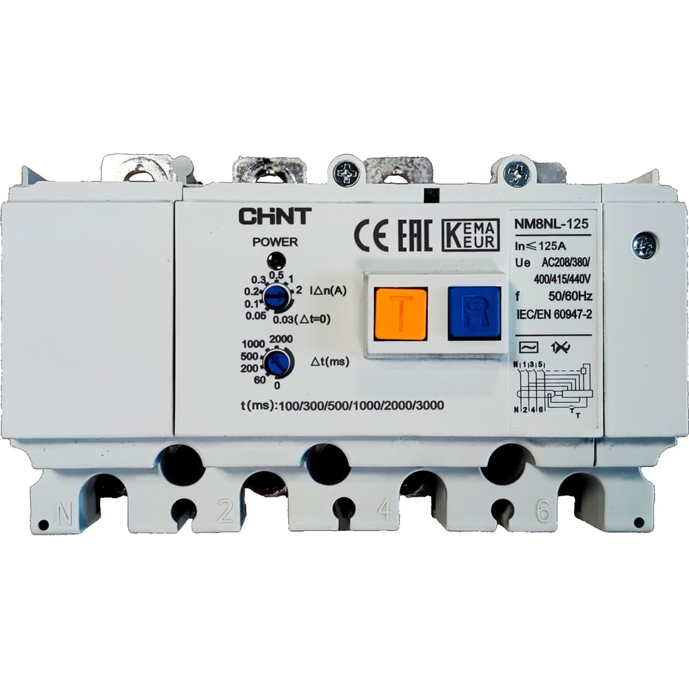 Изображение товара Дифференциальный модуль CHINT NM8NL-125 4P A RCD1 449988 Изображение товара Дифференциальный модуль CHINT NM8NL-125 4P A RCD1 449988