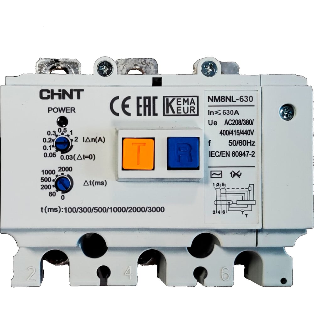 Изображение товара Дифференциальный модуль CHINT NM8NL-630 3P RCD1 449985 Изображение товара Дифференциальный модуль CHINT NM8NL-630 3P RCD1 449985