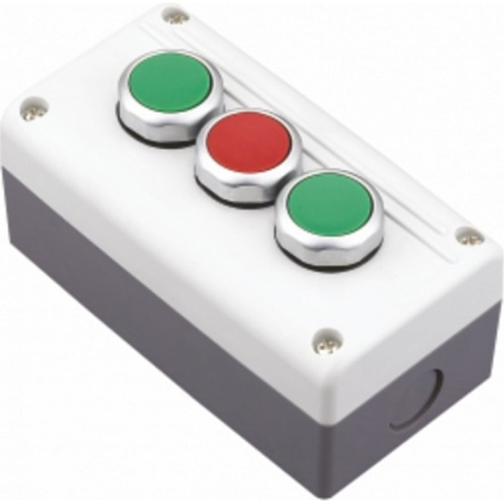 Кнопочный пост CHINT NPH1-3001, 1НО+1НЗ+1НО (R) 587069