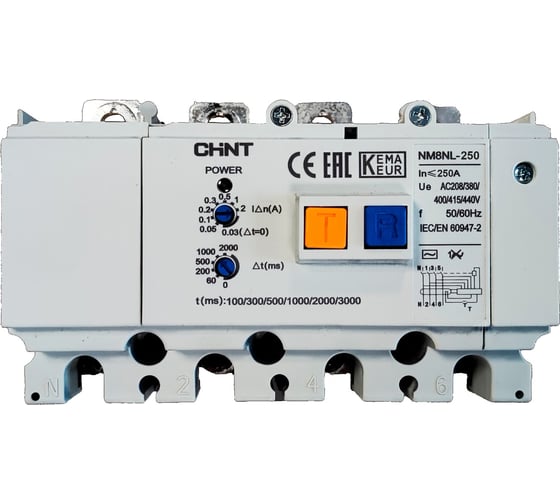 Изображение товара Дифференциальный модуль CHINT NM8NL-250 4P A RCD1 449990