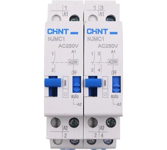 Изображение товара Импульсное реле CHINT NJMC1-32/3P DC24В (R) (уп. 4 шт.) 657063