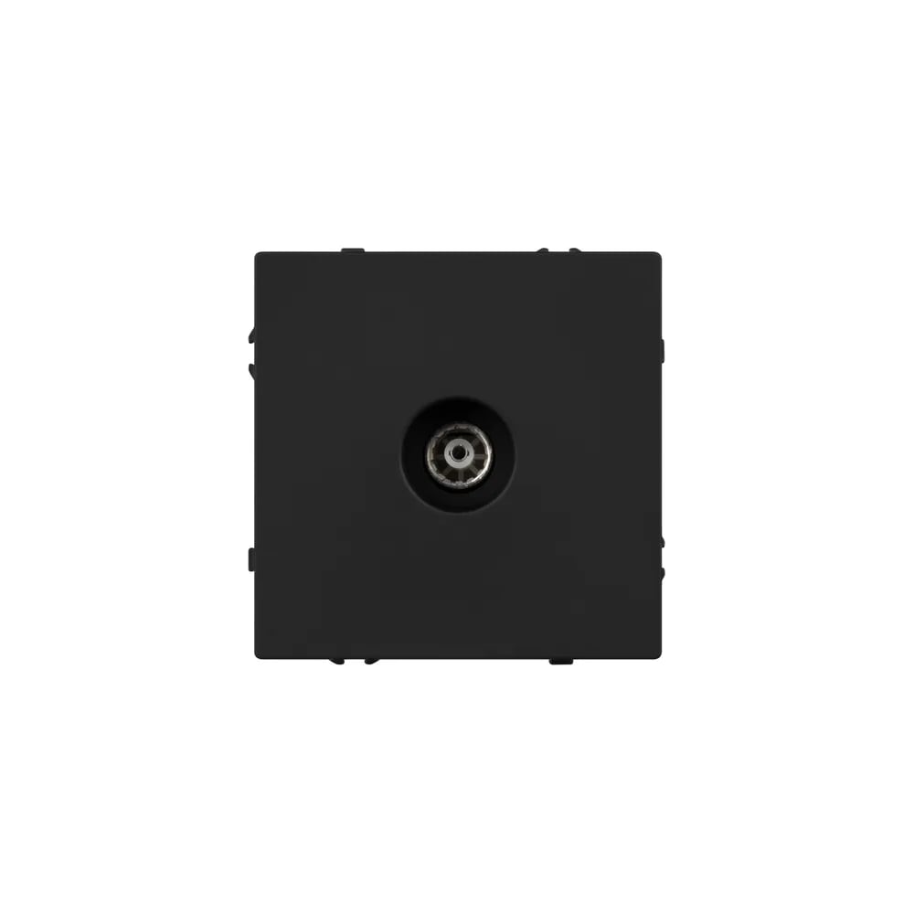 Розетка ТВ Arlight ARL NOBE софт-тач черный оникс SCT-MTV1-SFPL-BK 1шт 054293(1)