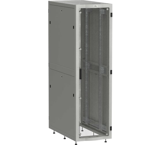 Изображение товара Шкаф серверный ITK LINEA S 19 33U 600х1000мм передняя дверь двухстворчатая перфорированная задняя дверь перфорированная серый RAL 7035 LS35-33U61-2PP