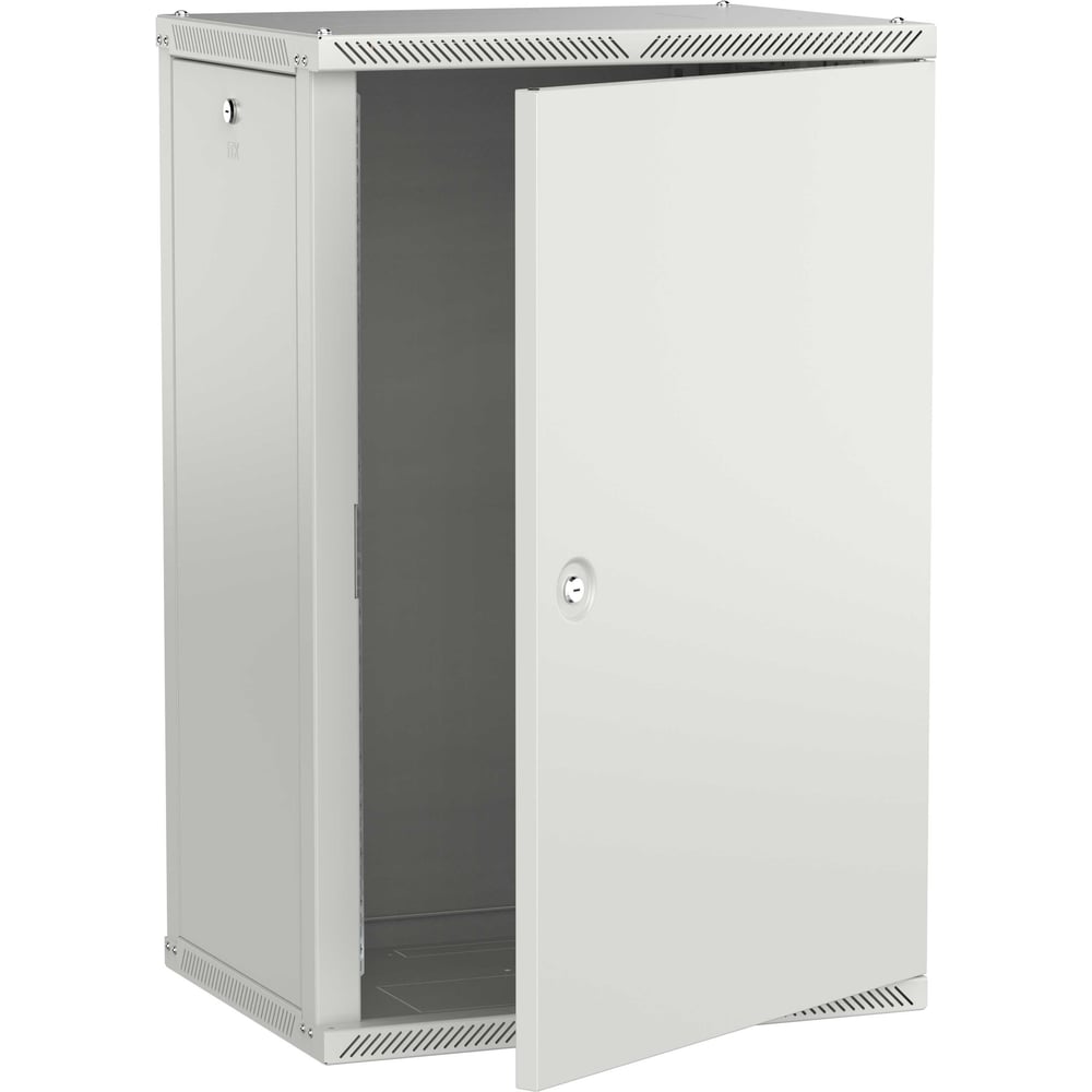 Шкаф настенный ITK LINEA W 18U 600х450мм дверь металл серый 2.0 LWR3-18U64-MF-2