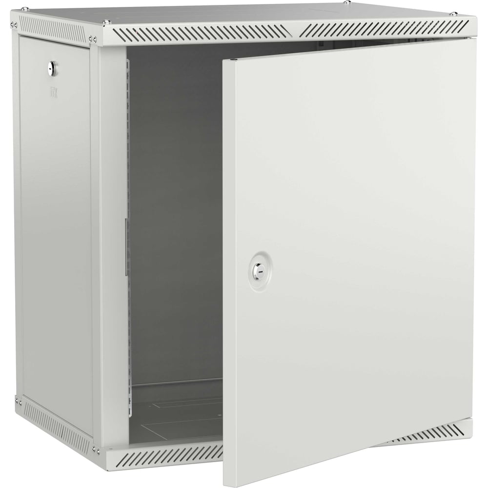 Шкаф настенный ITK LINEA W 12U 600х450мм дверь металл серый 2.0 LWR3-12U64-MF-2