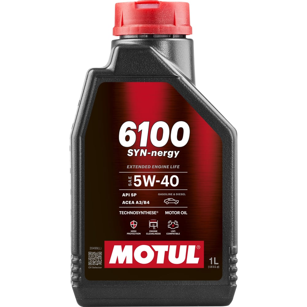 Масло моторное MOTUL 6100 SYN-NERGY SPEC 5W40 1 л 113880