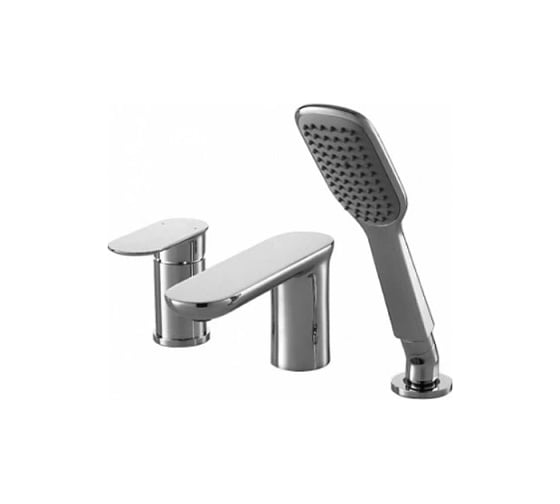 Изображение товара Смеситель на ванну на три отверстия Bravat Gina F565104C-2-ENG