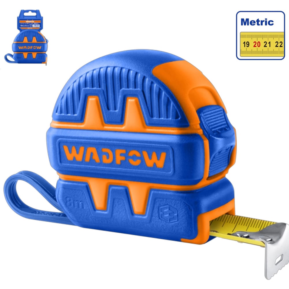 Измерительная рулетка WadFow 8м х 25мм WMT1241