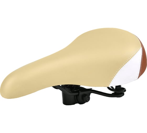 Изображение товара Седло JOY KIE DS-2416 MTB 270х180 мм, 620 гр, бежево-коричневое H000017449