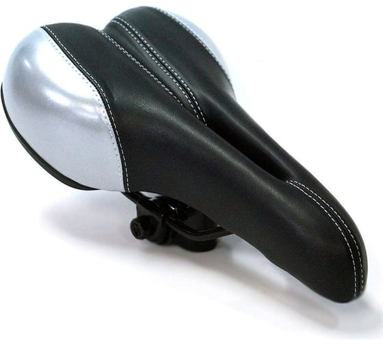 Изображение товара Седло JOY KIE DS-2424 MTB 265х145 мм, 420 гр, черное/серебристое H000010720