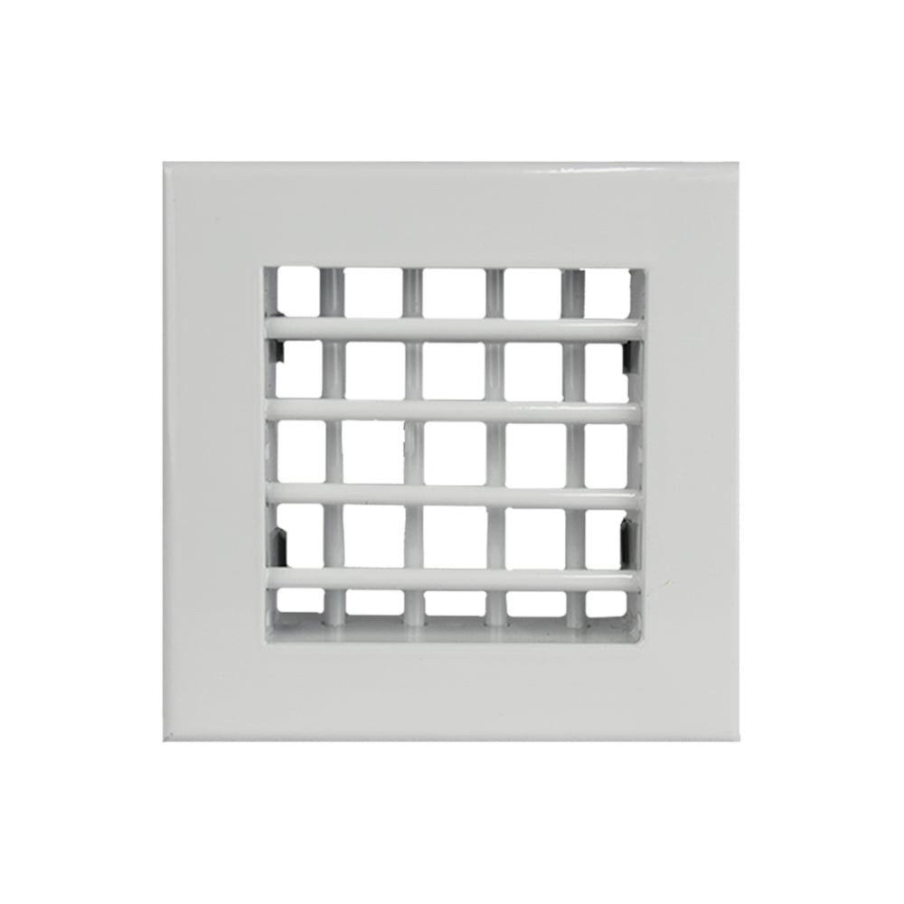 Решетка двухрядная алюминиевая Ventart 2WA-300x300 4687203898144