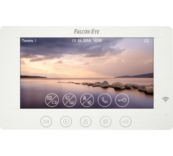 Изображение товара Монитор видеодомофона Falcon Eye с поддержкой форматов AHD, CVI, TVI Cosmo HD Wi-Fi  00-00182798