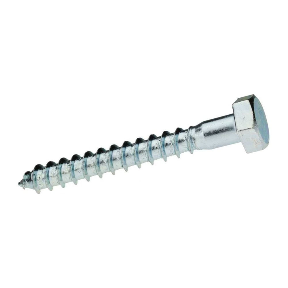Болт сантехнический Стройбат DIN 571 12х120 (белый цинк кор (300 шт)) 348190