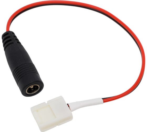 Изображение товара Выводной разъем Wolta Decor DC-2pin/ для моно ленты 8мм 15 см WLS-A-04