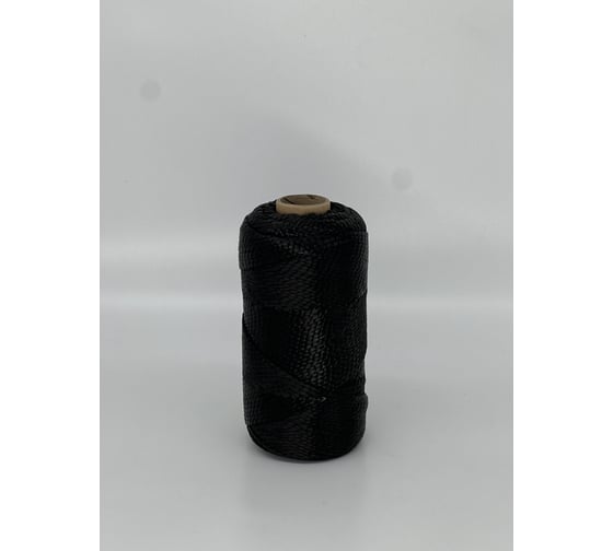 Изображение товара Полиамидная крученая нить truEnergy 187x4x2 мм, черная 100 м 12131