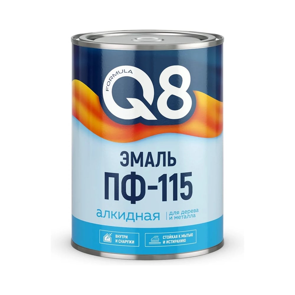Эмаль алкидная Formula Q8 ПФ-115, глянцевая, 2,6 кг, слоновая кость 277307