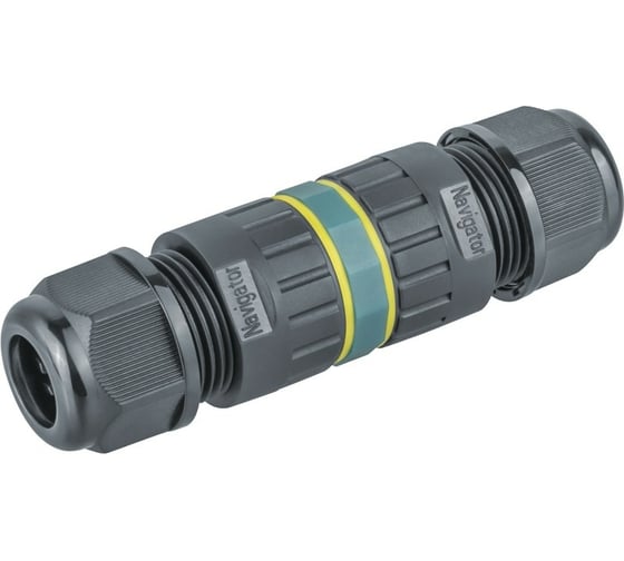 Изображение товара Коннектор Navigator 82 834 NTB-I03-3P-IP68 I-образный, 3PIN 82834