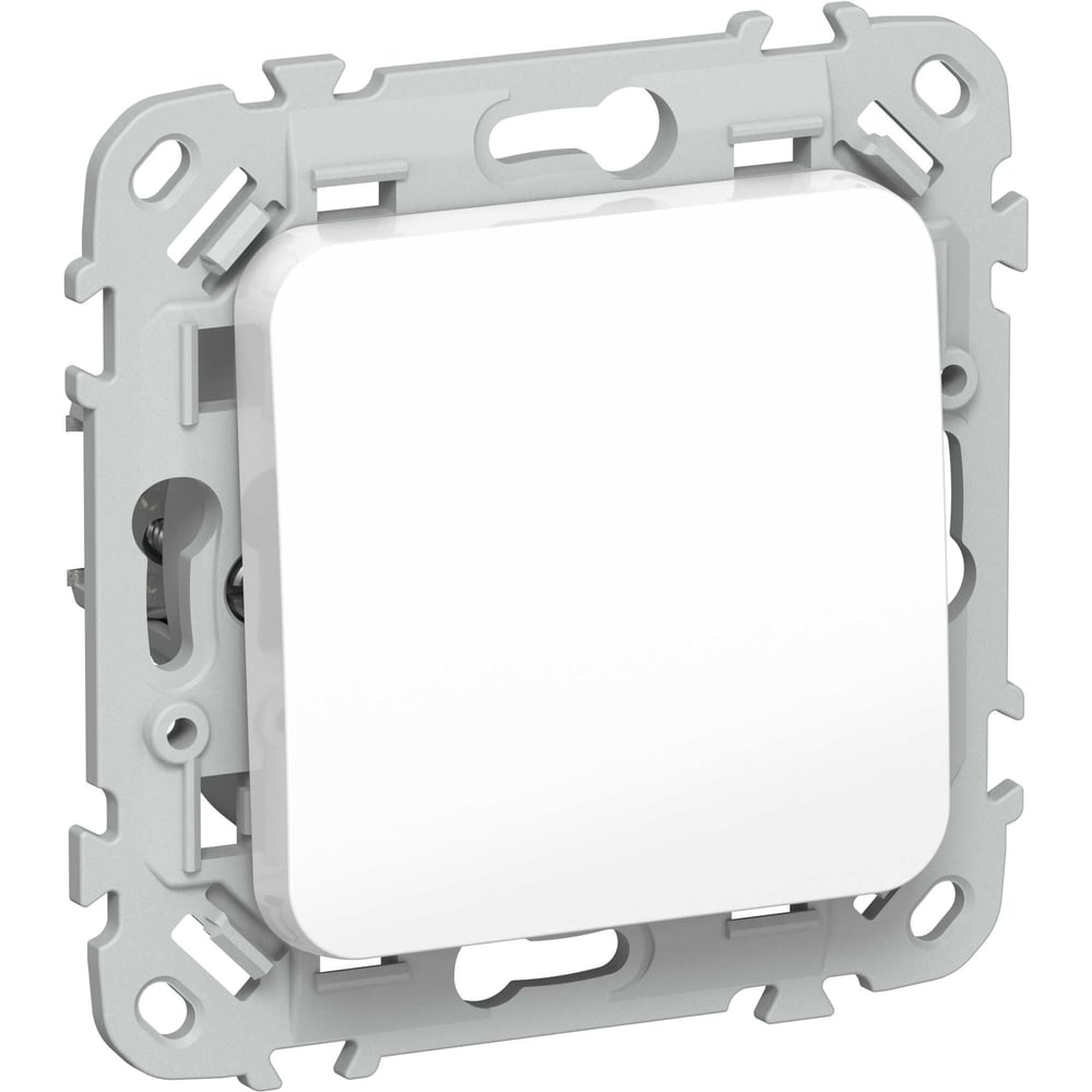 Выключатель IEK FLITE 1-клавишный 2 полюса 10А ВС6/21-1-2-ФлБ белый FI-V10-1-10-1-2-K01