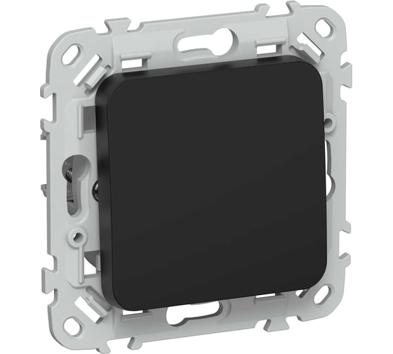 Изображение товара Выключатель IEK FLITE 1-клавишный 10А ВС11-1-0-ФлЧ черный FI-V10-0-10-1-K02