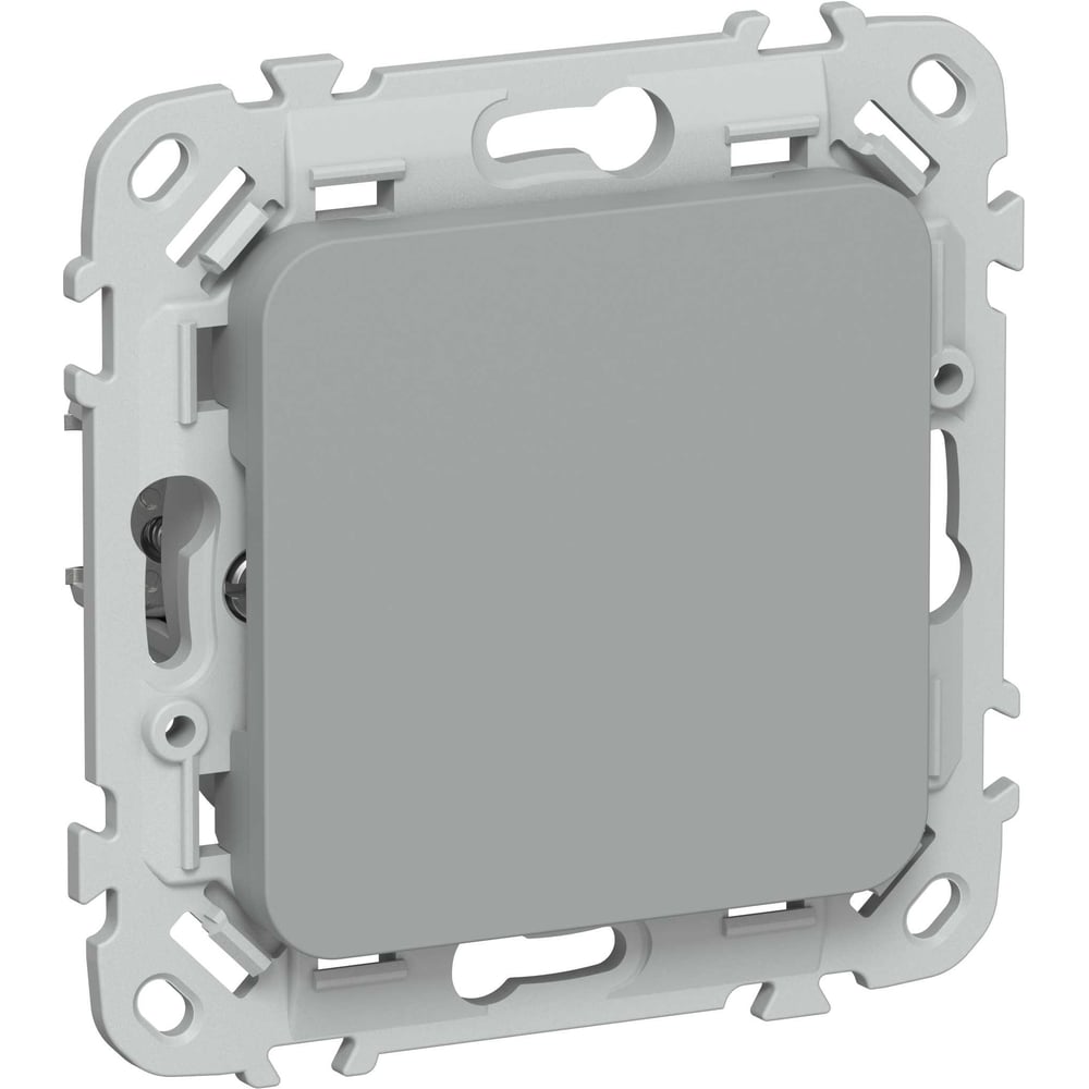 Заглушка с суппортом IEK FLITE ЗГ-ФлС серый FI-PL10-K03