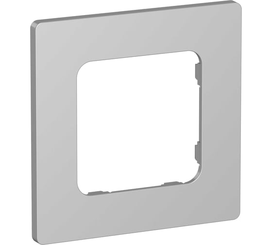 Изображение товара Рамка IEK FLITE 1-местная РУ-1-К-ФлА алюминий FI-M12-32-20-K47