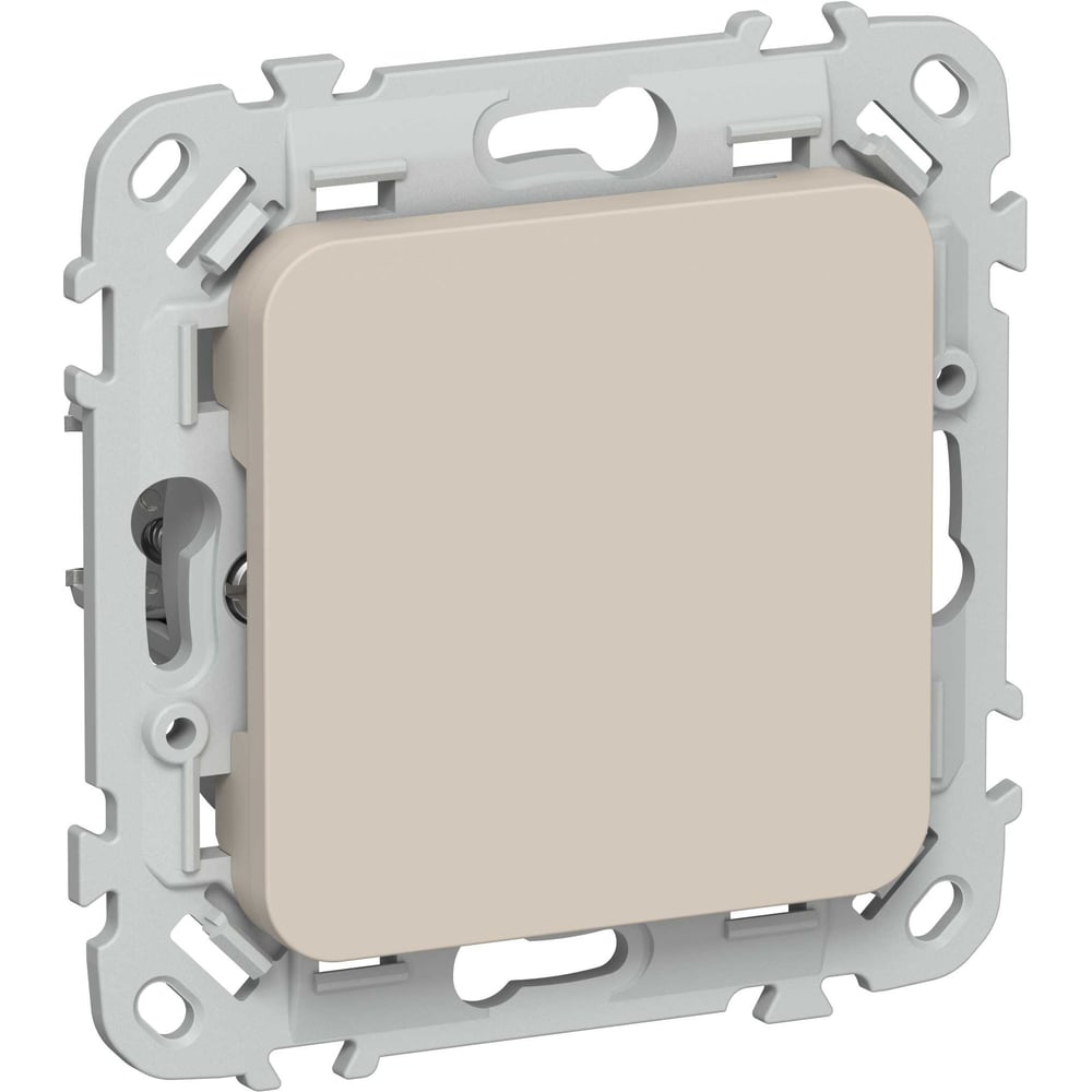 Заглушка с суппортом IEK FLITE ЗГ-ФлЛ льняной FI-PL10-K88
