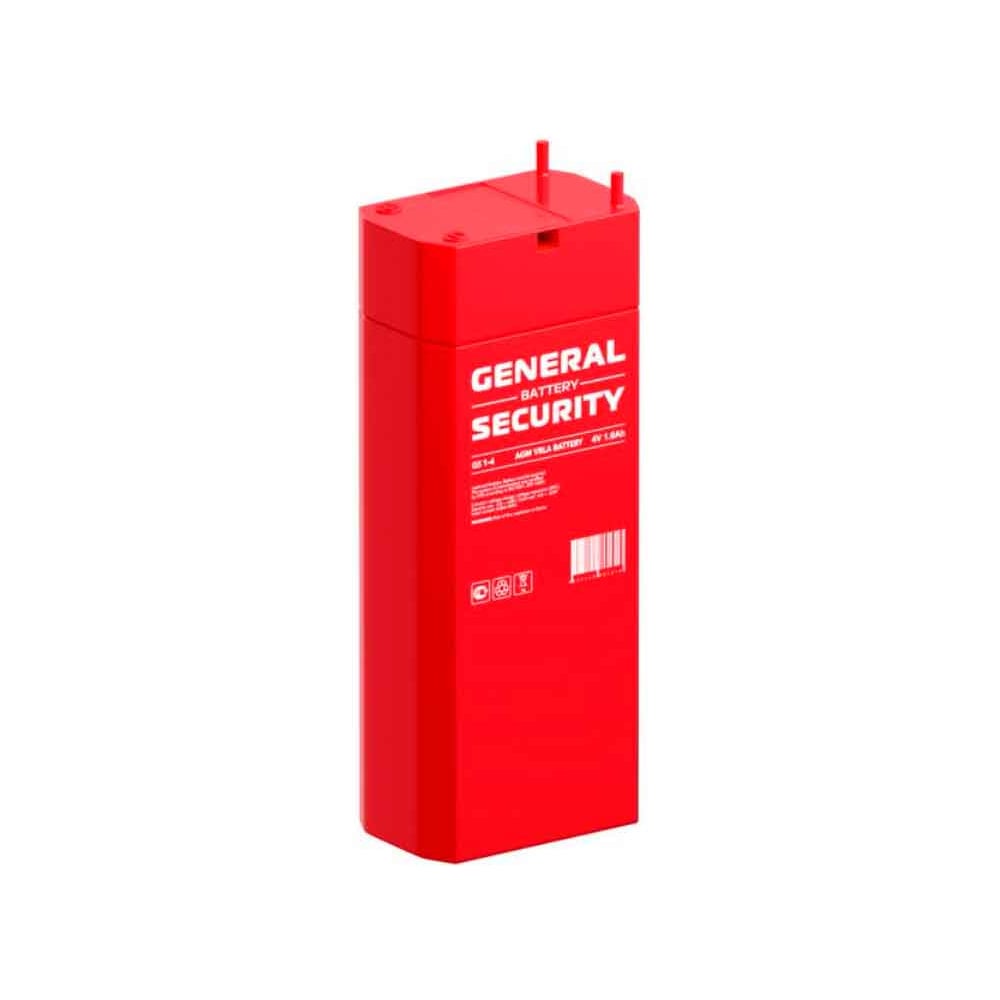 Аккумуляторная батарея General Security GS1.0-4 4В 1Ач УТ-00000485