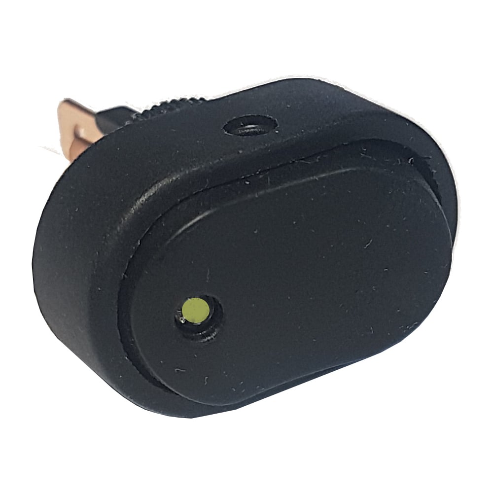 Изображение товара Овальная клавиша Nord-Yada 12V 20А с LED подсветкой 3 контакта ON-OFF