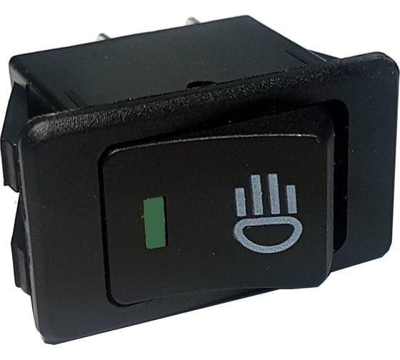 Изображение товара Клавиша Nord-Yada 12V 35А зеленая с подсветкой (4контакта) ON-OFF (2шт в упаковке) 905936