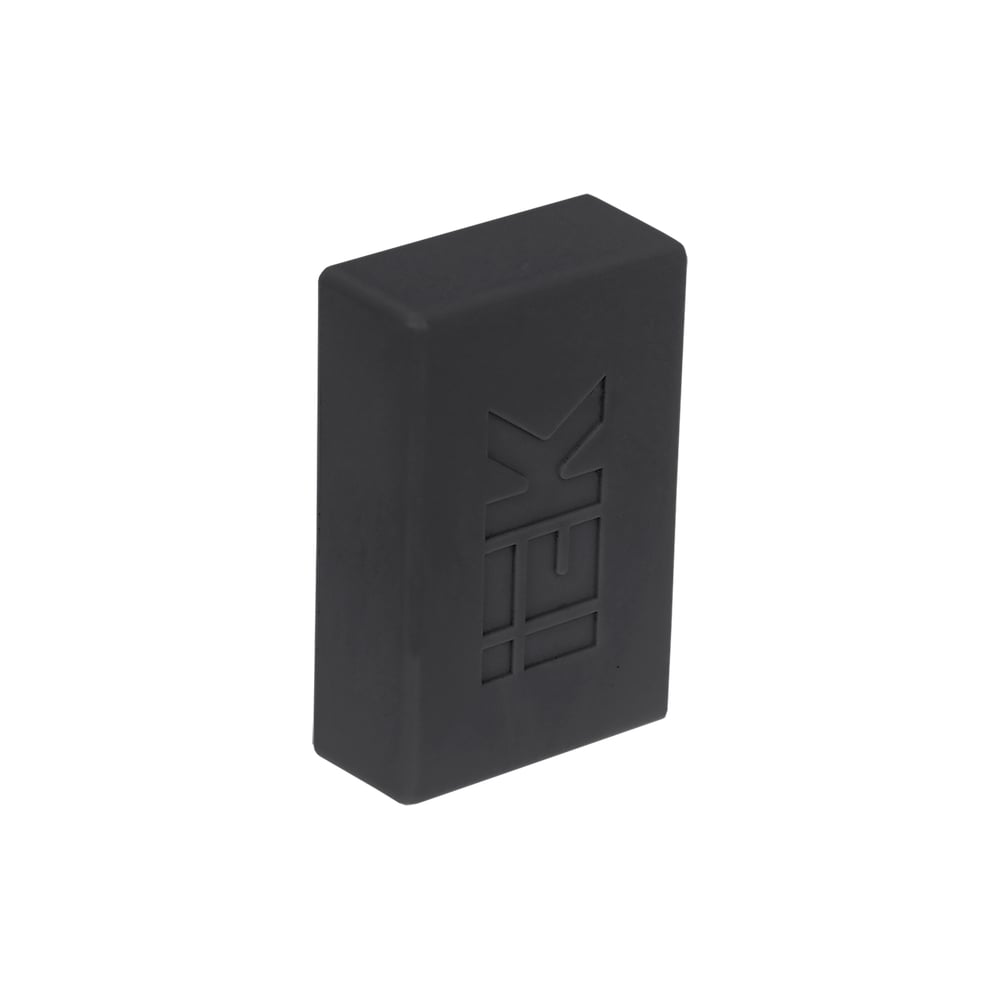 Заглушка IEK ELECOR КМЗ 100х60 черный (2шт/компл) EL-KK10D-Z-100-060-K02