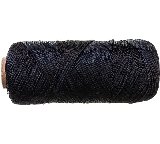 Изображение товара Полиамидная крученая нить truEnergy 187x1x2 мм, черная 250 м 12116