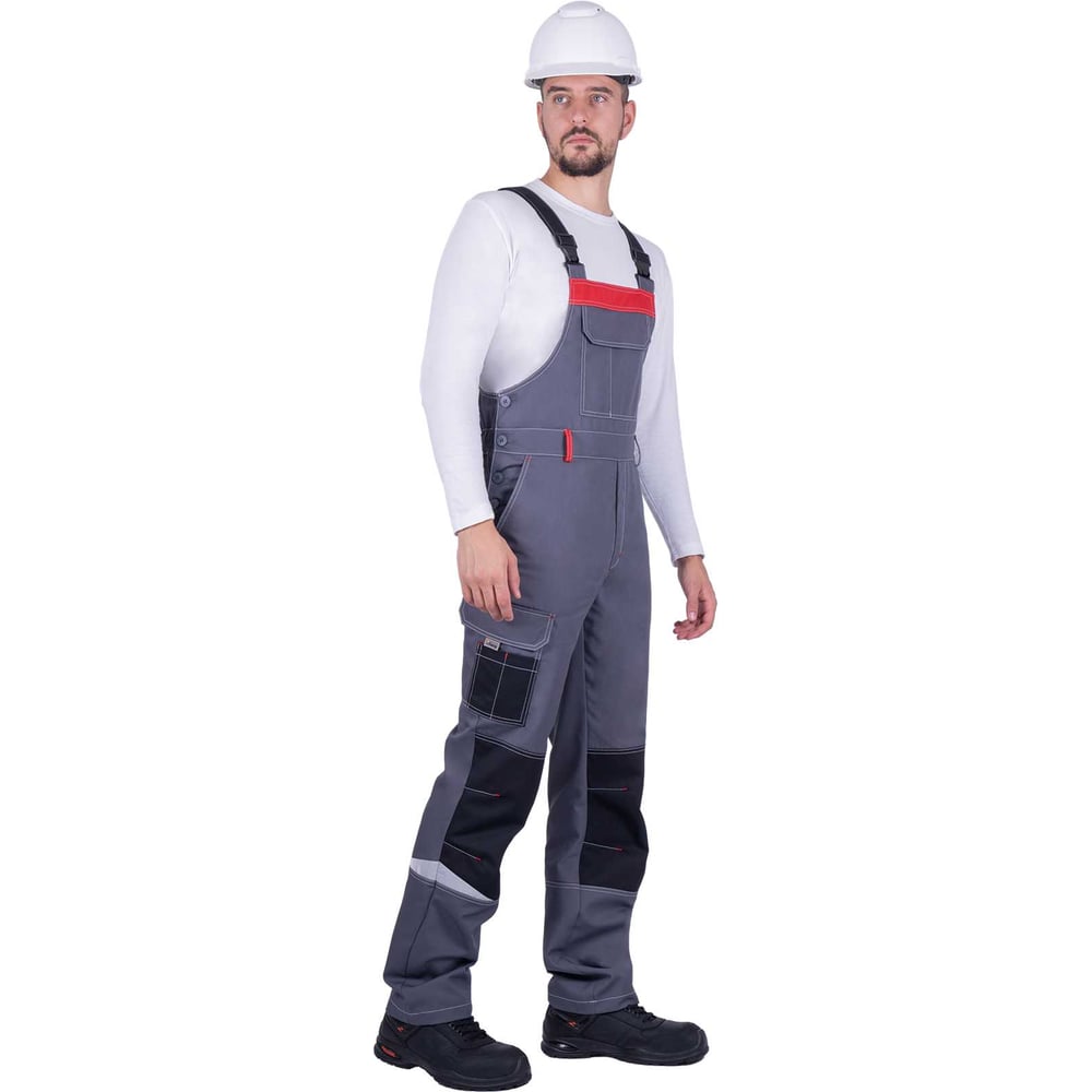 Полукомбинезон iForm ТУРБО SAFETY летний, серый-черный-красный (112-116, 158-164), шт, Пком 1602/112/158