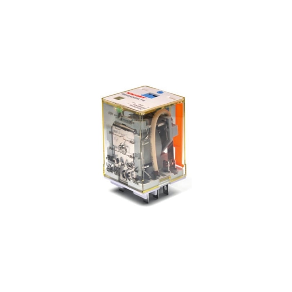 Изображение товара Реле SHENLER НТК Приборэнерго 1NO, 16A(400VAC)/ 10A(220VDC), 230VAC, мех. индикация, тест-кнопка, LED, магнит REH1AO730LTS