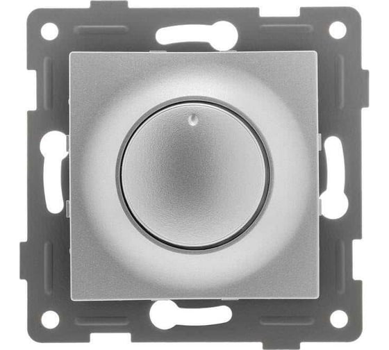 Изображение товара Механизм диммера GUSI ELECTRIC Bravo 500 W, СУ, серебро С10Д6 -004