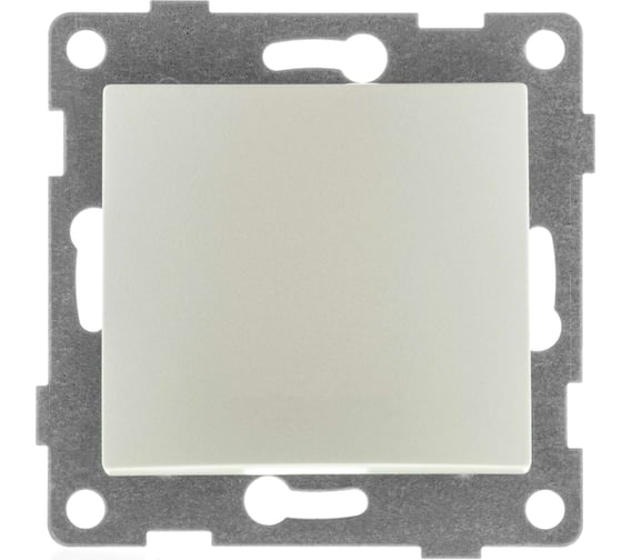 Изображение товара Механизм выключателя GUSI ELECTRIC 1 клавишный, 2-х полюсный, СУ, 10А, 250В, жемчуг С10В5-028