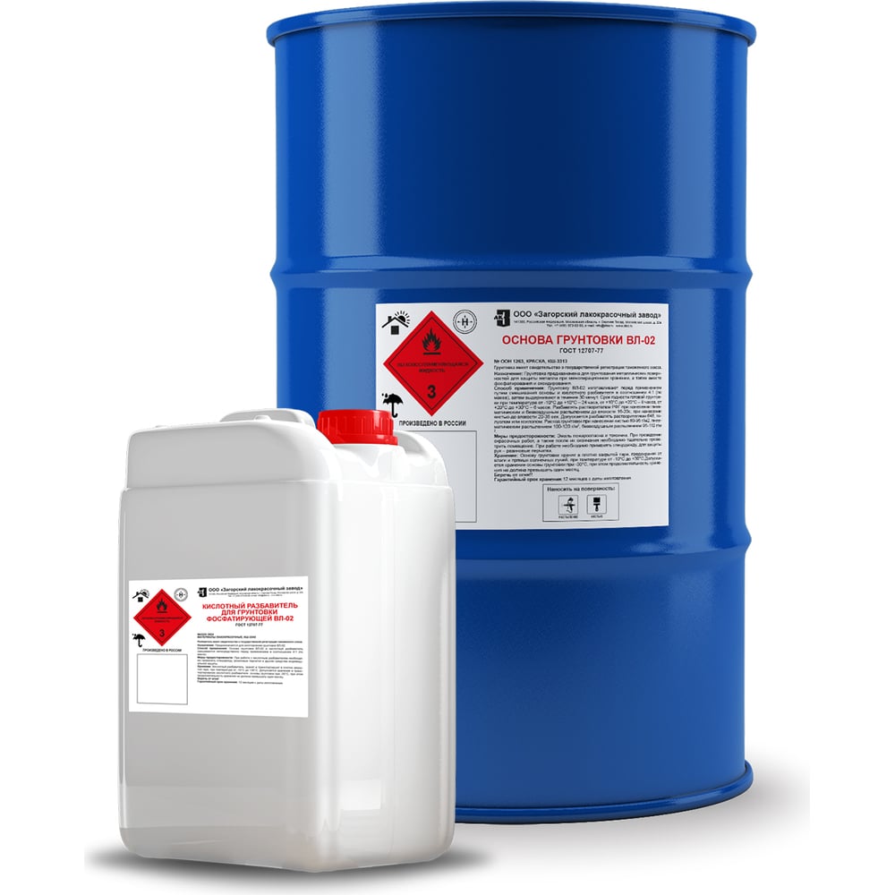 Грунт ЗАГОРСКИЙ ЛАКОКРАСОЧНЫЙ ЗАВОД ВЛ-02 ZLK05449